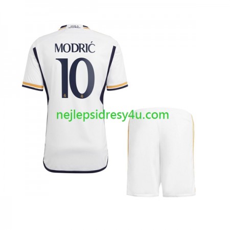 Fotbalový Dres Real Madrid Luka Modrić 10 Dětské Domácí 2023/24